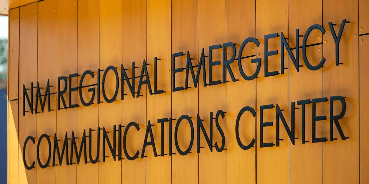 NMRECC emergency communications center signage